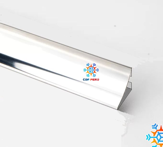 ZOCALOS SANITARIOS DE ALUMINIO Y ACERO INOX MEDIA CAÑA PARA HOMOLOGACION DE LA NORMA INTERNACIONAL HACCP  